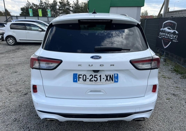Ford Kuga cena 44900 przebieg: 77000, rok produkcji 2020 z Mszana Dolna małe 121